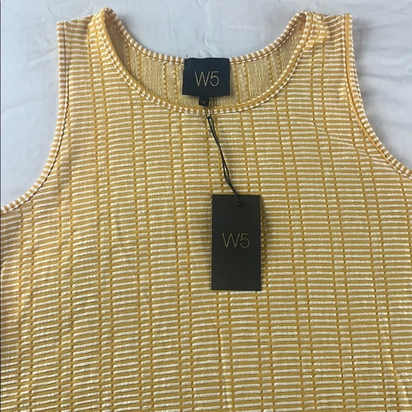 Anthropologie W5 Mustard Yellow Top - Picture 4 of 5